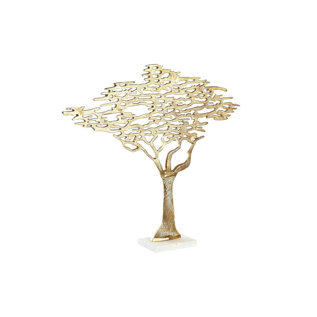 Deko-Figur DKD Home Decor Baum Gold Aluminium Marmor Kolonial (58 x 10 x 54 cm)