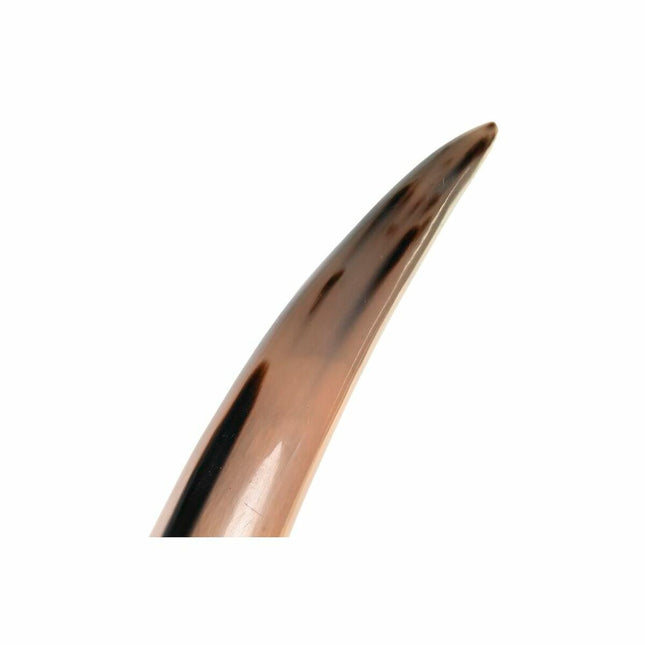 Dekoration DKD Home Decor Holz Aluminium Harz Horn (12 x 10 x 57 cm)