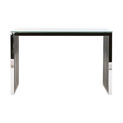 Konsole DKD Home Decor Kristall Silberfarben Durchsichtig Stahl 120 x 45 x 78 cm