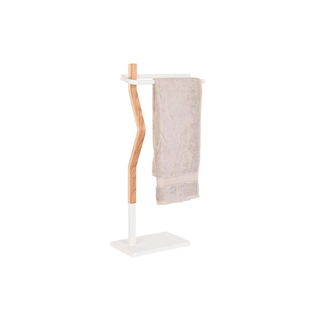 Handtuchständer DKD Home Decor Holz Stahl Weiß (43,5 x 20 x 85 cm)