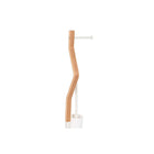 Toilettenpapierhalter mit Bürstenhalterung DKD Home Decor Holz Stahl (18,5 x 18,5 x 75 cm)