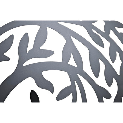 Wanddekoration DKD Home Decor 98 x 1 x 98 cm 100 x 1 x 100 cm Schwarz Baum Weiß Traditionell (2 Stück)