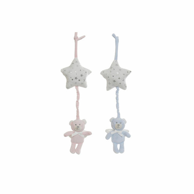 Plüschtier DKD Home Decor Halsband 13 x 6 x 40 cm Stern Bär (2 Stück)
