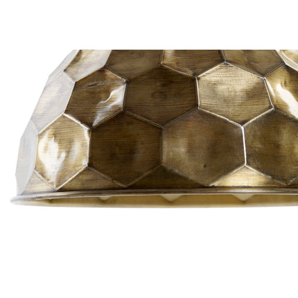 Deckenlampe DKD Home Decor Gold Metall Holz 25 W 50 W (39 x 39 x 34 cm)