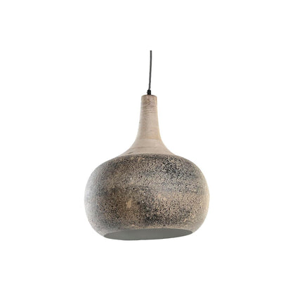 Deckenlampe DKD Home Decor natürlich Beige Dunkelgrau 50 W (37 x 37 x 48 cm)