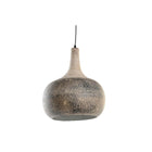 Deckenlampe DKD Home Decor natürlich Beige Dunkelgrau 50 W (37 x 37 x 48 cm)