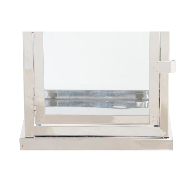 Laternen DKD Home Decor Verchromt Kristall Silberfarben Metall (26 x 26 x 30 cm)