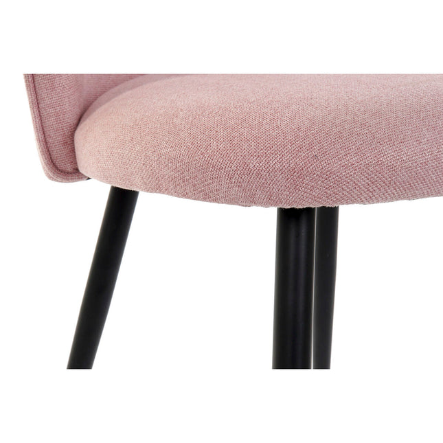 Esszimmerstuhl DKD Home Decor Metall Polyester (50 x 52 x 84 cm)