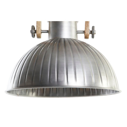 Deckenlampe DKD Home Decor Silberfarben Eisen Mango-Holz 50 W (41 x 41 x 40 cm)