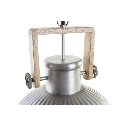 Deckenlampe DKD Home Decor Silberfarben Eisen Mango-Holz 50 W (41 x 41 x 40 cm)