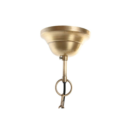 Deckenlampe DKD Home Decor Gold Braun Eisen Mango-Holz 50 W (43 x 43 x 31 cm)