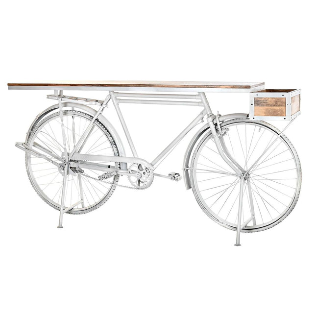 Konsole DKD Home Decor 195 x 40 x 91 cm Braun Weiß Eisen Mango-Holz