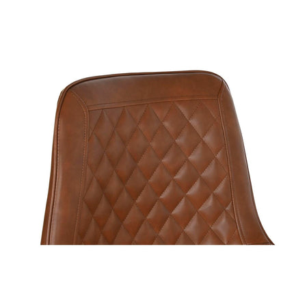 Hocker DKD Home Decor Schwarz Metall Camel Polyurethan (56 x 49 x 110 cm)