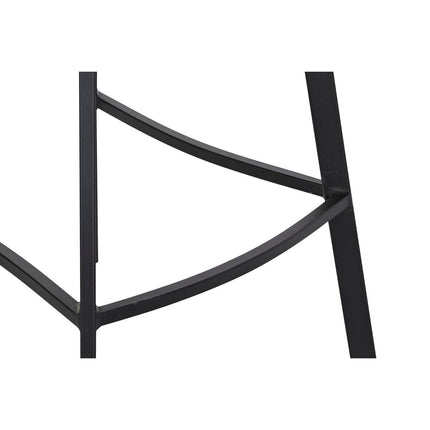 Hocker DKD Home Decor Schwarz Metall Camel Polyurethan (56 x 49 x 110 cm)