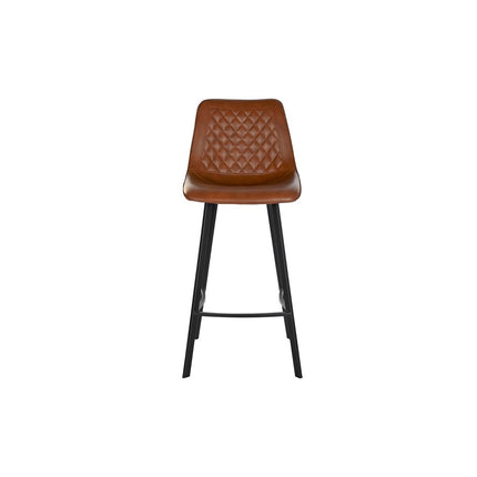 Hocker DKD Home Decor Schwarz Metall Camel Polyurethan (56 x 49 x 110 cm)