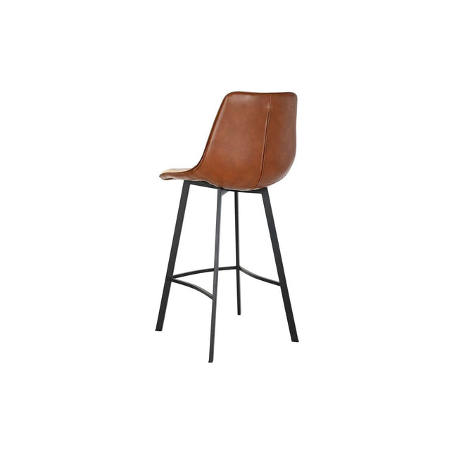 Hocker DKD Home Decor Schwarz Metall Camel Polyurethan (56 x 49 x 110 cm)