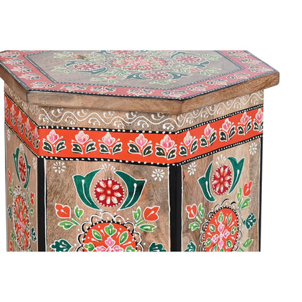 Satz mit 3 Tischen DKD Home Decor Araber Mango-Holz (48 x 41,5 x 49 cm)