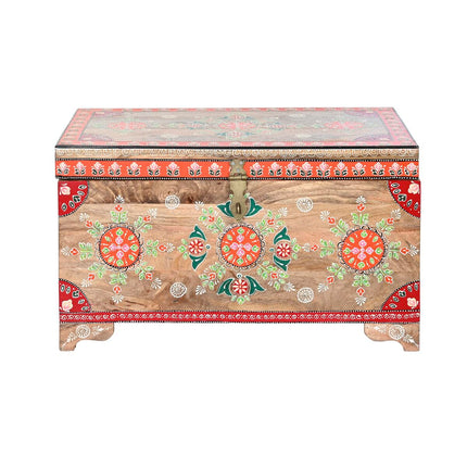 Truhe DKD Home Decor 78 x 43 x 45 cm Bunt Mango-Holz Holz MDF