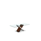 Couchtisch DKD Home Decor Braun Stahl Holz MDF (120 x 60 x 42 cm)
