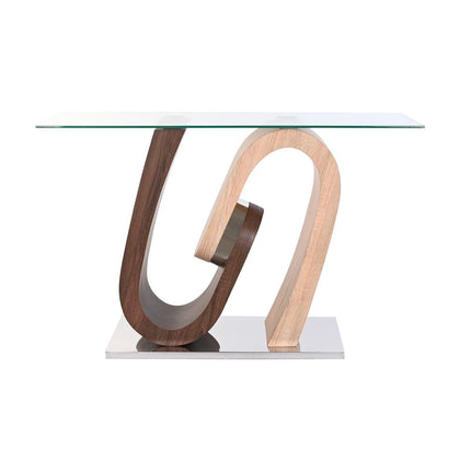 Beistelltisch DKD Home Decor natürlich Holz MDF Stahl (120 x 40 x 76 cm)