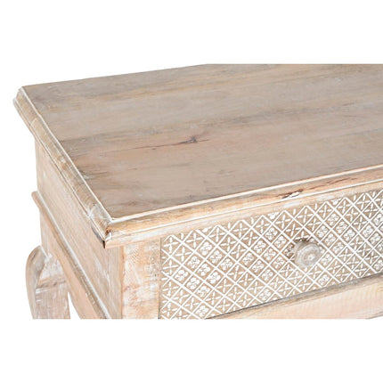 Konsole DKD Home Decor 91 x 42 x 81 cm natürlich Weiß Mango-Holz