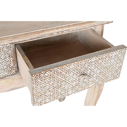 Konsole DKD Home Decor 91 x 42 x 81 cm natürlich Weiß Mango-Holz