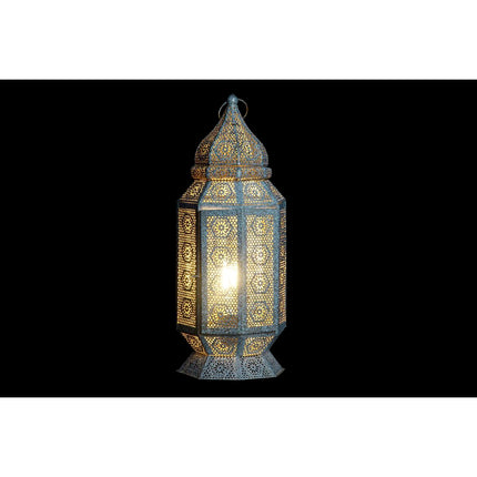 Tischlampe DKD Home Decor Gold Metall Weiß 220 V 50 W 17 x 17 x 46 cm