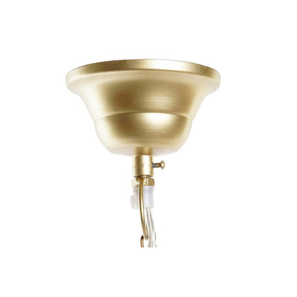 Deckenlampe DKD Home Decor Kristall Blau Gold Messing 50 W (22 x 23 x 29 cm)