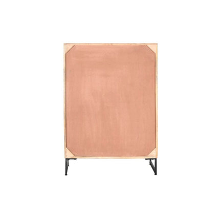 Schubladenschrank DKD Home Decor Schwarz natürlich Metall Mango-Holz Alpino 80 x 40 x 115 cm