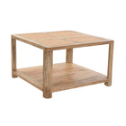 Beistelltisch DKD Home Decor Rattan Mango-Holz (76 x 76 x 45 cm)