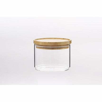 Set mit 3 Kanistern DKD Home Decor Borosilikatglas (470 ml)