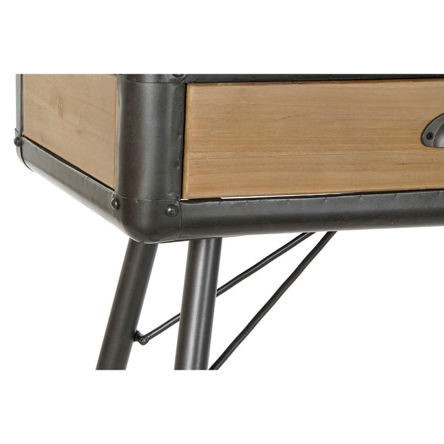 Konsole DKD Home Decor 118 x 40 x 77 cm Tanne natürlich Metall Hellgrau