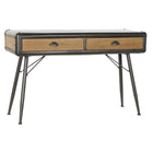 Konsole DKD Home Decor 118 x 40 x 77 cm Tanne natürlich Metall Hellgrau