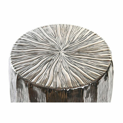 Beistelltisch DKD Home Decor Silberfarben Aluminium 40 x 40 x 45 cm