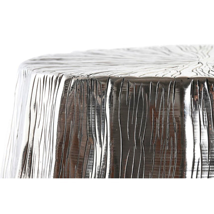 Beistelltisch DKD Home Decor Silberfarben Aluminium 40 x 40 x 45 cm