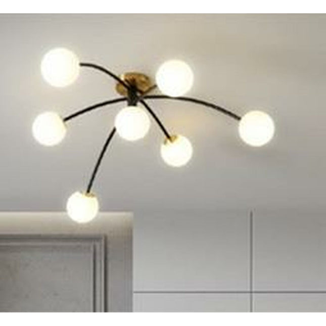 Deckenlampe DKD Home Decor Kristall Metall 50 W (78 x 78 x 35 cm) (68 x 68 x 35 cm)