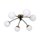 Deckenlampe DKD Home Decor Kristall Metall 50 W (78 x 78 x 35 cm) (68 x 68 x 35 cm)