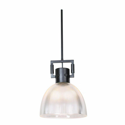 Deckenlampe DKD Home Decor 25,4 x 25,4 x 35,5 cm Kristall Silberfarben Schwarz Metall (2 Stück)