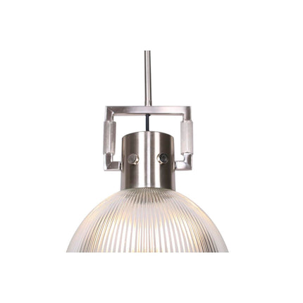 Deckenlampe DKD Home Decor 25,4 x 25,4 x 35,5 cm Kristall Silberfarben Schwarz Metall (2 Stück)