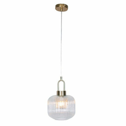 Deckenlampe DKD Home Decor Kristall Gold Metall Durchsichtig 50 W (20 x 20 x 31 cm) (20 x 20 x 26 cm)