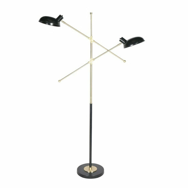 Stehlampe DKD Home Decor Schwarz Gold Metall 220 V 50 W (120 x 30 x 174 cm)