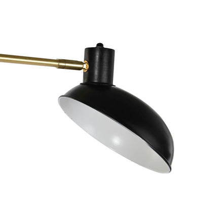 Stehlampe DKD Home Decor Schwarz Gold Metall 220 V 50 W (120 x 30 x 174 cm)