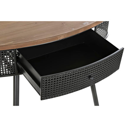 Konsole DKD Home Decor 90,5 x 39 x 78 cm Tanne Schwarz Metall Braun