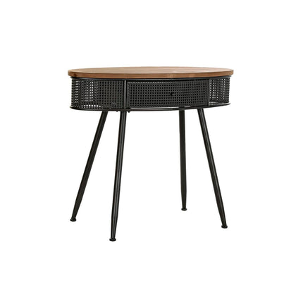 Konsole DKD Home Decor 90,5 x 39 x 78 cm Tanne Schwarz Metall Braun