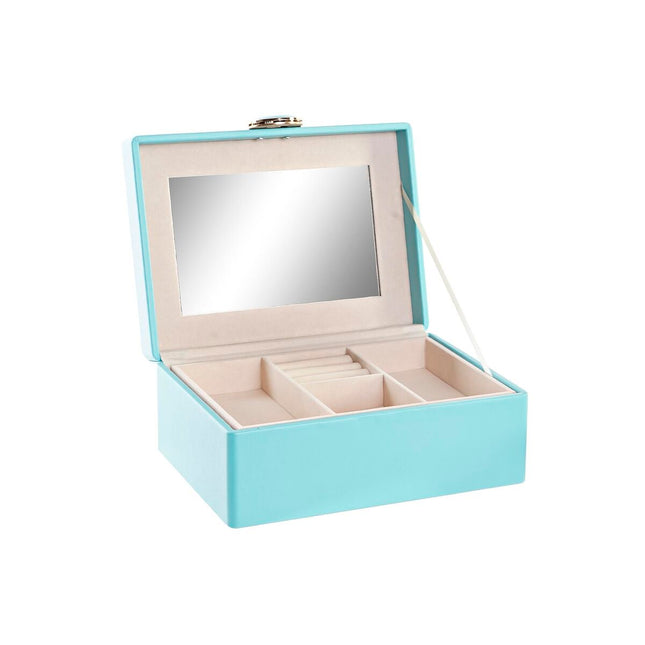 Box-Schmuckkästchen DKD Home Decor grün PU Holz MDF (23 x 17 x 10 cm)