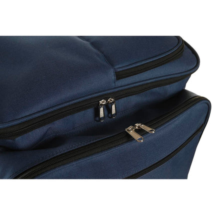 Picknick-Set DKD Home Decor 43 x 23 x 29 cm Polyester Marineblau
