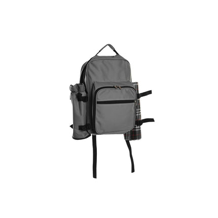 Picknick-Set DKD Home Decor 28,5 x 20 x 39 cm Polyester Dunkelgrau