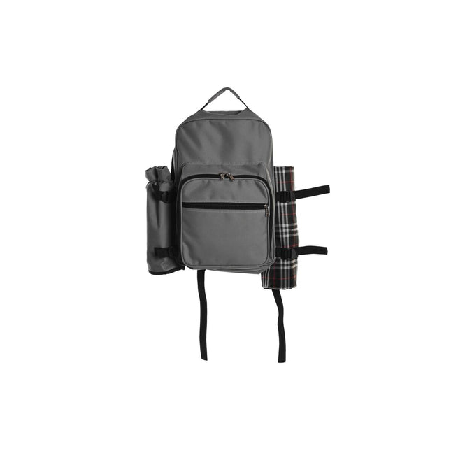 Picknick-Set DKD Home Decor 28,5 x 20 x 39 cm Polyester Dunkelgrau
