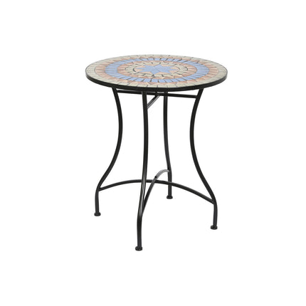 Beistelltisch DKD Home Decor Grün Metall Stein (60 x 60 x 72 cm)