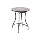 Beistelltisch DKD Home Decor Grün Metall Stein (60 x 60 x 72 cm)